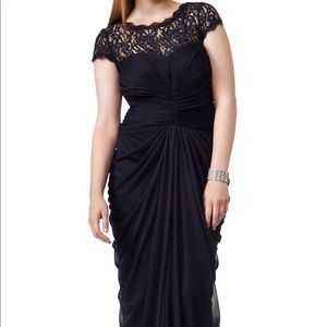 Adrianna Papell “Like a glove” dress in navy